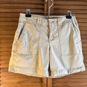 Lee Straight Fit Cargo Shorts Size 4 Length 14.5 waist to hem